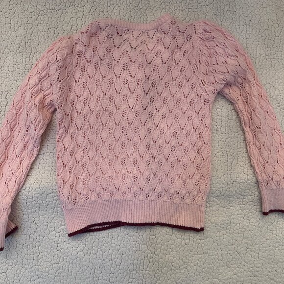 Pink Chicken Pink Cardigan Sweater 5Y - Picture 3 of 3